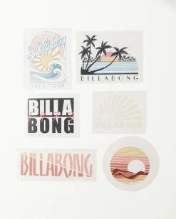 Deals 💯 BILLABONG Sand And Sun Stickers ASSORTED 🎉