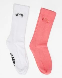 Cheap 🧨 BILLABONG 2-Pack Sport Crew 🧦 Socks LIME 😍