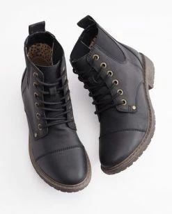Brand new 👏 BILLABONG Willow Way 2 Lace-Up Boot BLACK 🎉