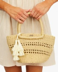 Brand new 😀 BILLABONG Hang On Straw Bag NATURAL 👍