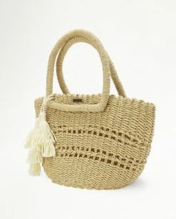 Brand new 😀 BILLABONG Hang On Straw Bag NATURAL 👍 -womens Sales Store abjbp00136 billabongp nat sd1