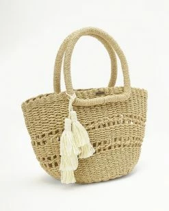 Brand new 😀 BILLABONG Hang On Straw Bag NATURAL 👍 -womens Sales Store abjbp00136 billabongp nat sd2