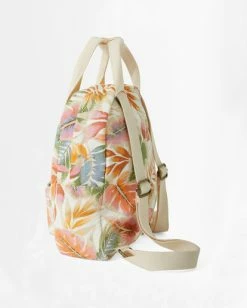 Outlet 👏 BILLABONG Get Ready Canvas Backpack SALT CRYSTAL 🎁 -womens Sales Store abjbp00146 billabongp scs sd2