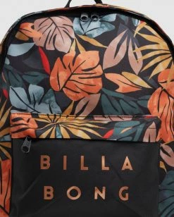 Wholesale 😍 BILLABONG Somedaze Tiki Backpack BLACK 👍 -womens Sales Store abjbp00161 billabongp blk dtl2