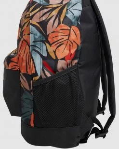 Wholesale 😍 BILLABONG Somedaze Tiki Backpack BLACK 👍 -womens Sales Store abjbp00161 billabongp blk dtl3