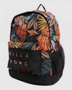 Wholesale 😍 BILLABONG Somedaze Tiki Backpack BLACK 👍 -womens Sales Store abjbp00161 billabongp blk sd3