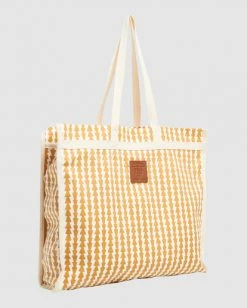 Promo ๐ BILLABONG Clambake Shopper Tote Bag MUSTARD ๐