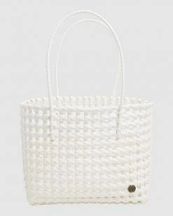 Cheapest 🎉 BILLABONG Bright Side Carry Tote Bag WHITE 🌟