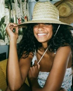 Budget ✔️ BILLABONG New Comer Straw Lifeguard Hat NATURAL 👏