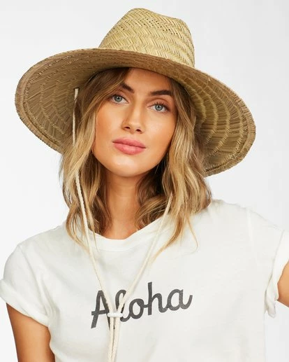 Budget βοΈ BILLABONG New Comer Straw Lifeguard Hat NATURAL π 2 Budget βοΈ BILLABONG New Comer Straw Lifeguard Hat NATURAL π - Image 2