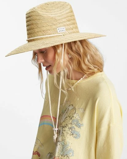 Budget βοΈ BILLABONG New Comer Straw Lifeguard Hat NATURAL π 5 Budget βοΈ BILLABONG New Comer Straw Lifeguard Hat NATURAL π - Image 5