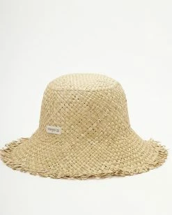 Deals 👏 BILLABONG Wrangler Pick A Straw Hat NATURAL 🎉 -womens Sales Store abjha00134 billabongp nat frt1