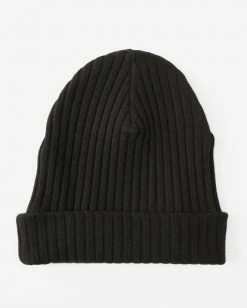 Budget 🌟 BILLABONG Keep Loungin' Beanie OFF BLACK 🧨 -womens Sales Store abjha00160 billabongp ofb frt1