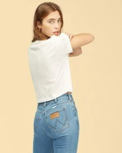 Deals ✨ BILLABONG Wrangler Made It T-Shirt SALT CRYSTAL ❤️ -womens Sales Store abjkt00235 billabongw scs bck1