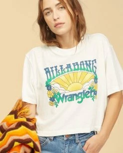 Deals ✨ BILLABONG Wrangler Made It T-Shirt SALT CRYSTAL ❤️ -womens Sales Store abjkt00235 billabongw scs dtl1