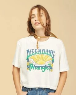 Deals ✨ BILLABONG Wrangler Made It T-Shirt SALT CRYSTAL ❤️ -womens Sales Store abjkt00235 billabongw scs dtl2