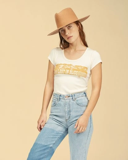 Promo ๐ BILLABONG Wrangler Hey Honey T-Shirt WHITE CAP ๐ 2 Promo ๐ BILLABONG Wrangler Hey Honey T-Shirt WHITE CAP ๐ - Image 2