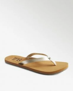 Cheap 🧨 BILLABONG Shore Breakerz Sandal PLATINUM 🤩 -womens Sales Store abjl100012 billabongp pla frt1