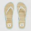 Deals ✨ BILLABONG Tiki Bamboo Thong Sandals PASTEL BLUE 🎁