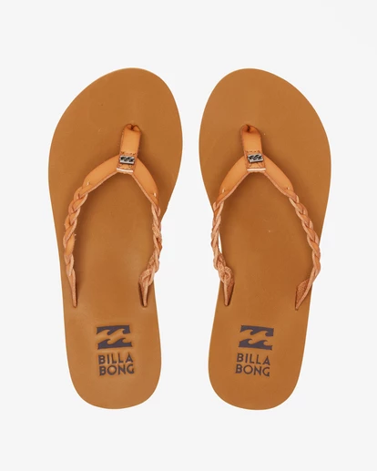 Cheap ๐ BILLABONG Sandies Braided Thong Sandals TAN ๐ 1 Cheap ๐ BILLABONG Sandies Braided Thong Sandals TAN ๐