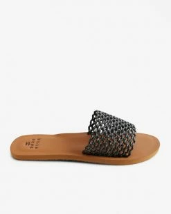 Best Sale ✨ BILLABONG Siesta Single Strap Slide Sandals BLACK ✨ 9 Best Sale ✨ BILLABONG Siesta Single Strap Slide Sandals BLACK ✨ -womens Sales Store abjl100046 billabongp blk sd1