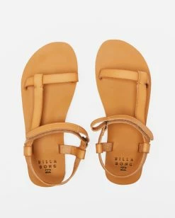 Hot Sale ๐ BILLABONG Goleta Strappy Sandal TAN ๐
