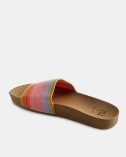 Coupon 😀 BILLABONG Buena Vista Single Strap Slide Sandals MULTI 👏 -womens Sales Store abjl200046 billabongp mul bck1