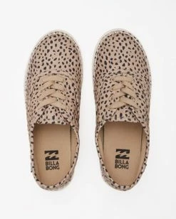 Discount 🧨 BILLABONG Juno Canvas 👟 Shoe KHAKI 🛒 -womens Sales Store abjs300014 billabongp kha frt3