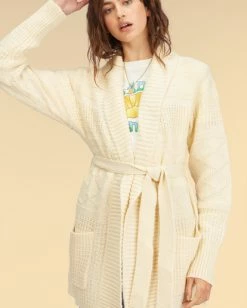 Hot Sale 😍 BILLABONG Wrangler Wrangled Up Sweater WHITE CAP 😍 -womens Sales Store abjsw00170 billabongw wcp dtl1