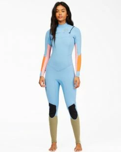 Promo 🤩 BILLABONG 3/2 Salty Dayz Full Wetsuit HEAT WAVE 👏