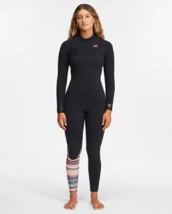 Best reviews of 🧨 BILLABONG 3/2 Women's Furnace Comp Series Chest Zip Full Wetsuit SERAPE 💯