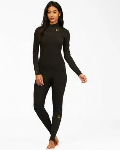 Best deal 🔥 BILLABONG 3/2 Synergy Chest Zip Full Wetsuit BLACK TIE DYE 👏