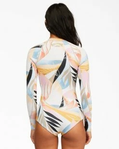 Discount 🛒 BILLABONG 2mm Salty Dayz Long Sleeve Spring Wetsuit MAUI BLACK 💯 -womens Sales Store abjw400100 billabongw rqf0 bck1