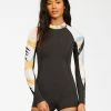 Promo 😀 BILLABONG 2mm Spring Fever Long Sleeve Spring Wetsuit ANIMAL ⌛