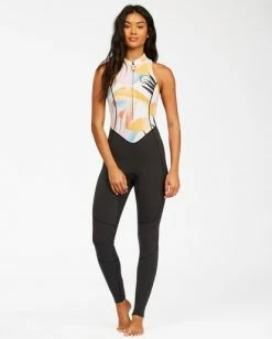 Brand new ⌛ BILLABONG Salty Jane Long Jane Wetsuit HEAT WAVE 🎁