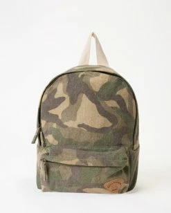 Best Sale 🧨 BILLABONG Mini Mama Canvas Backpack SAGE 🌟 -womens Sales Store jabgqbmi billabongp sag frt1
