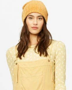 Wholesale ✨ BILLABONG Warm Up Knit Beanie GOLD DUST 🤩 -womens Sales Store jabnqbwa billabongw gdd frt1