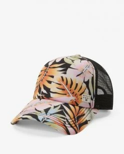 Hot Sale 😀 BILLABONG Heritage Mashup Trucker Hat ANTIQUE BLACK 🤩 -womens Sales Store jahtbher billabongp aqk frt1