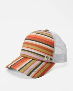 Hot Sale 😀 BILLABONG Heritage Mashup Trucker Hat ANTIQUE BLACK 🤩 -womens Sales Store jahtbher billabongp lul frt1