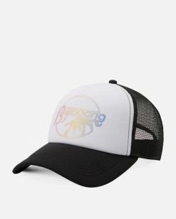 Budget โค๏ธ BILLABONG Across Waves Trucker Hat OFF BLACK MULTI โ๏ธ
