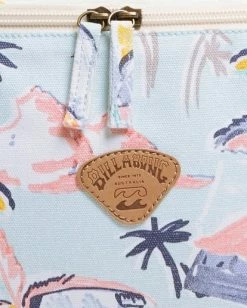 Promo ⌛ BILLABONG Blue Palm Cooler Bag AQUA 😍 -womens Sales Store ubjaa00120 billabongp aqu dtl2