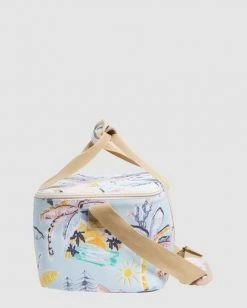 Promo ⌛ BILLABONG Blue Palm Cooler Bag AQUA 😍 -womens Sales Store ubjaa00120 billabongp aqu sd2