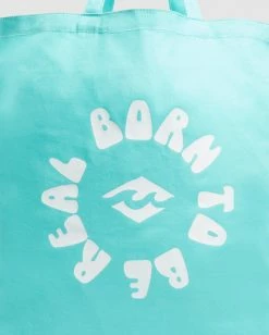 Discount 🧨 BILLABONG Steph Claire Smith Feel Free Tote Bag TEAL 💯 -womens Sales Store ubjbt00132 billabongp tea dtl2
