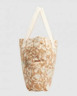 Brand new 🎁 BILLABONG Steph Claire Smith Babin Canvas Beach Bag NUTMEG ⭐ -womens Sales Store ubjbt00133 billabongp nut sd2